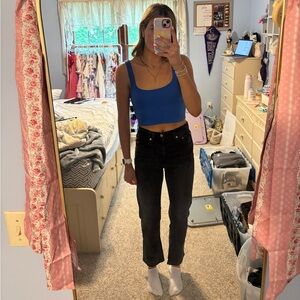 American Eagle Outfitters Black Straight Leg Jeans